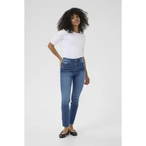Hoch taillierte Slim-Fit Jeans Damen KAFFE Willow image-2
