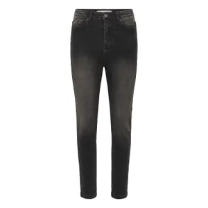 High-waisted slim jeans for women KAFFE Willow image-0