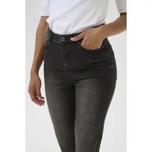 High-waisted slim jeans for women KAFFE Willow image-5