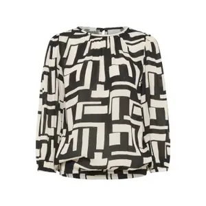 Damenbluse KAFFE Lorina Amber image-0
