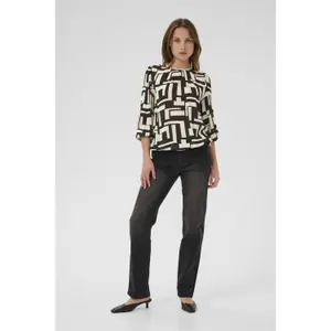 Damenbluse KAFFE Lorina Amber image-1