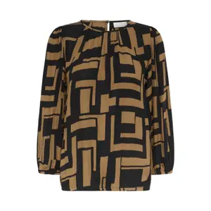 Damenbluse KAFFE Lorina Amber image-0