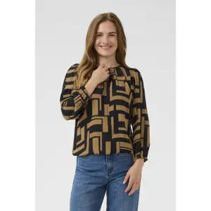 Damenbluse KAFFE Lorina Amber image-1