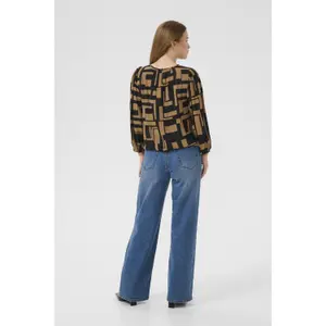 Damenbluse KAFFE Lorina Amber image-4