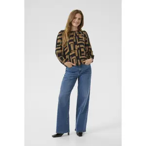Damenbluse KAFFE Lorina Amber image-2