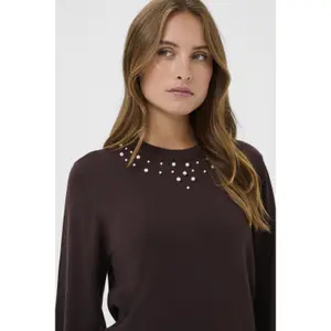 Perlenpullover für Frauen KAFFE Lizza image-5