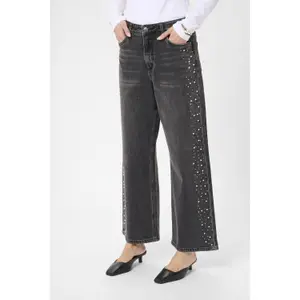 Women's wide leg jeans KAFFE Petra image-2