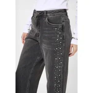 Women's wide leg jeans KAFFE Petra image-3