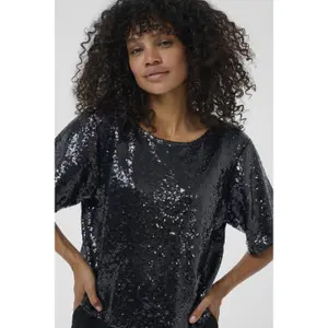 Women's crop T-shirt KAFFE Miranda image-2
