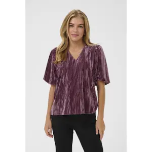 T-shirt de jersey para mulher KAFFE Elva image-2