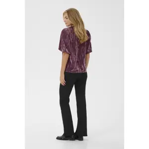 T-shirt de jersey para mulher KAFFE Elva image-4