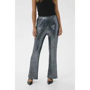 Women's sequin Trousers KAFFE Lau image-4
