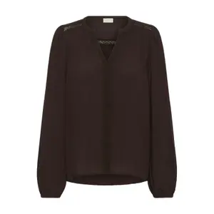 Blusa de encaje para mujer KAFFE Stina Amber image-0