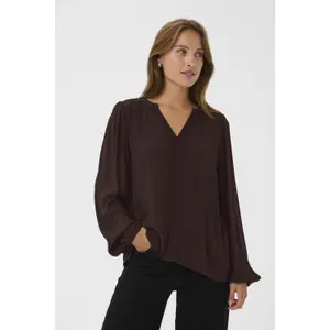 Blusa de encaje para mujer KAFFE Stina Amber image-2