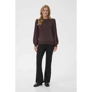 Pleated top for women KAFFE Regina image-2