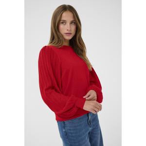 Pleated top for women KAFFE Regina image-5
