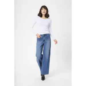Women's long sleeve knot T-shirt KAFFE Carna image-2
