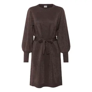 Dress with belt for women KAFFE Regina image-0
