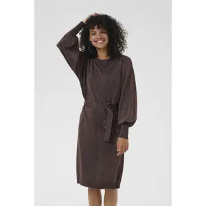 Dress with belt for women KAFFE Regina image-2