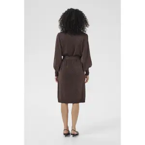 Dress with belt for women KAFFE Regina image-3