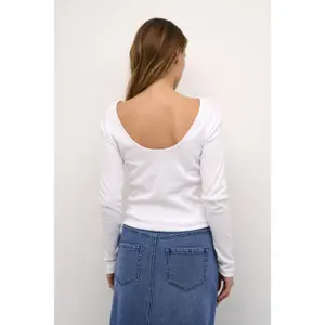 T-shirt de mulher KAFFE Carna image-4