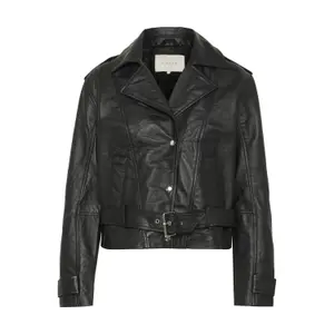 Leather jacket woman KAFFE Sue