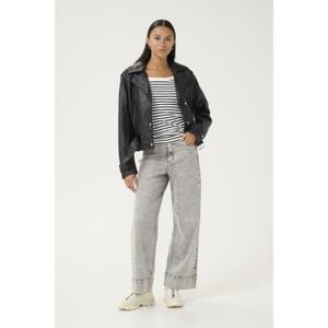 Leather jacket woman KAFFE Sue image-4