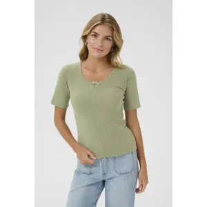 T-shirt de mulher KAFFE Viba image-3