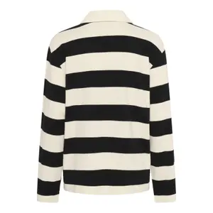 Women's long-sleeved polo shirt KAFFE Picca image-1