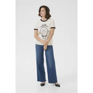 T-shirt de mulher KAFFE Flora image-2