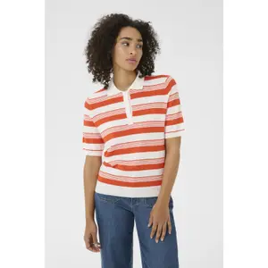 Polo feminino KAFFE Lizza Basic image-3
