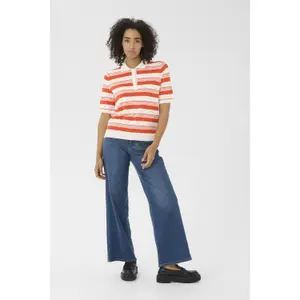 Polo feminino KAFFE Lizza Basic image-6