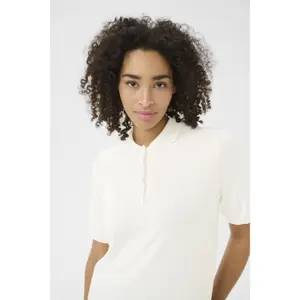 Polo feminino KAFFE Lizza Basic image-3