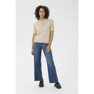 Polo feminino KAFFE Lizza Basic image-2