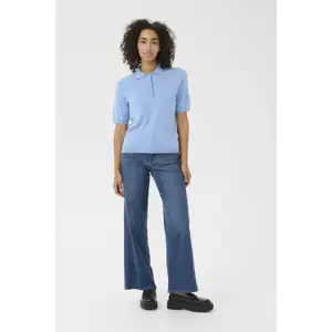 Polo feminino KAFFE Lizza Basic image-3