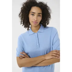 Polo feminino KAFFE Lizza Basic image-5