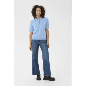 Polo feminino KAFFE Lizza Basic image-6