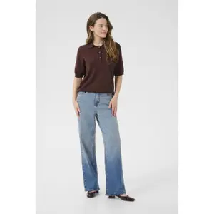 Polo-Shirt Damen KAFFE Lizza Basic image-3