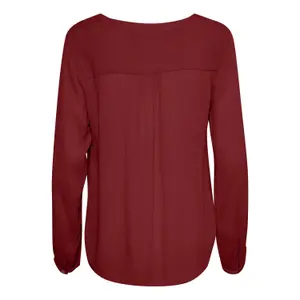 Blusa de manga comprida feminina KAFFE Amber image-1