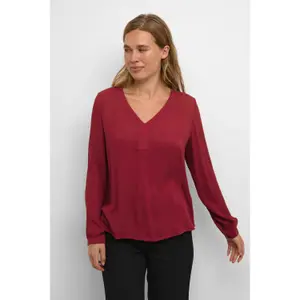 Blusa de manga comprida feminina KAFFE Amber image-2