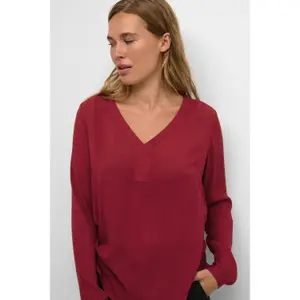 Blusa de manga comprida feminina KAFFE Amber image-4