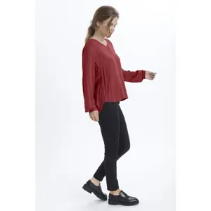 Blusa de manga comprida feminina KAFFE Amber image-6