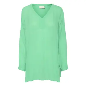 Tunica donna con scollo a V KAFFE Amber image-0