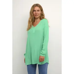 Tunica donna con scollo a V KAFFE Amber image-1