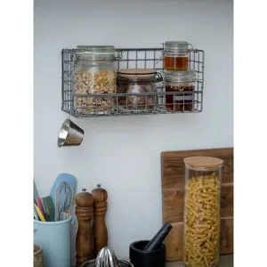 Μεσαία Μεταλλική Ράφια Kalager Wire Shelf image-1