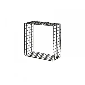 Μεγάλη σιδερένια ραφιέρα Kalager Wire Square image-0