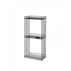 Κομψό Μεταλλικό Ράφι Μικρό Kalager Grid Shelf image-0