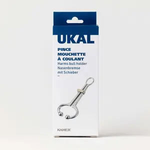 Pince mouchette à coulant acier nickelé Kamer image-3
