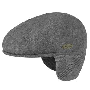 0238kg-df026-beret-kangol-wool-504-earlap-dk-flannel