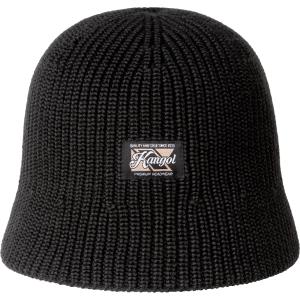 k3698-bk001-bob-aus-gewaschenem-strick-kangol-schwarz-tu